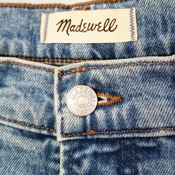 Madewell The Perfect Vintage Wide-Leg Crop Jean 29 Catlin Wash Comfort Stretch - Picture 16 of 16